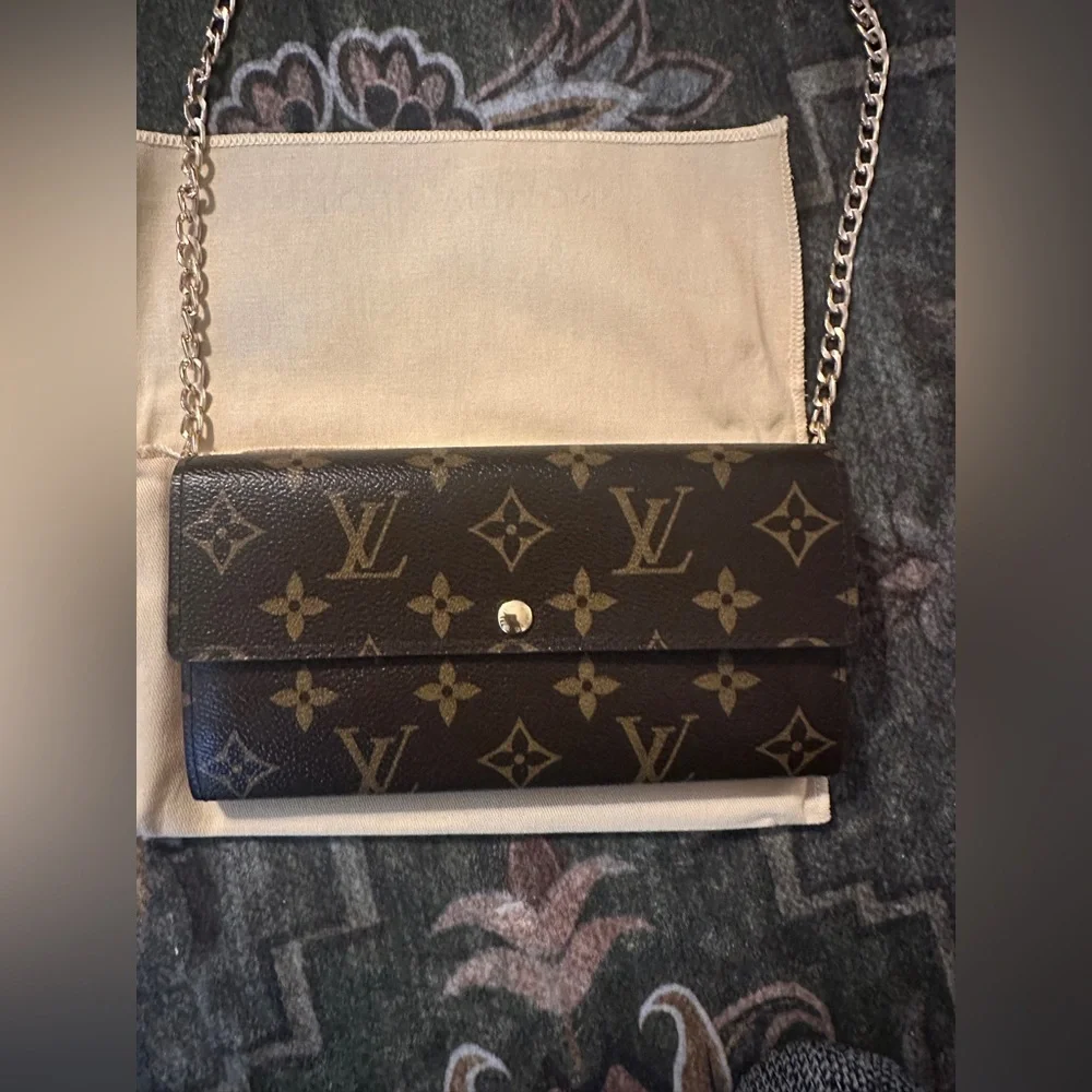 Louis Vuitton Porte Monnaie Monogram Pochette Credit Long Wallet